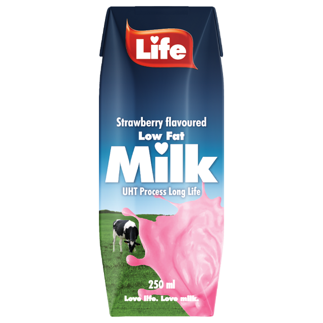 Life  Strawberry Flavoured Milk 250ml
