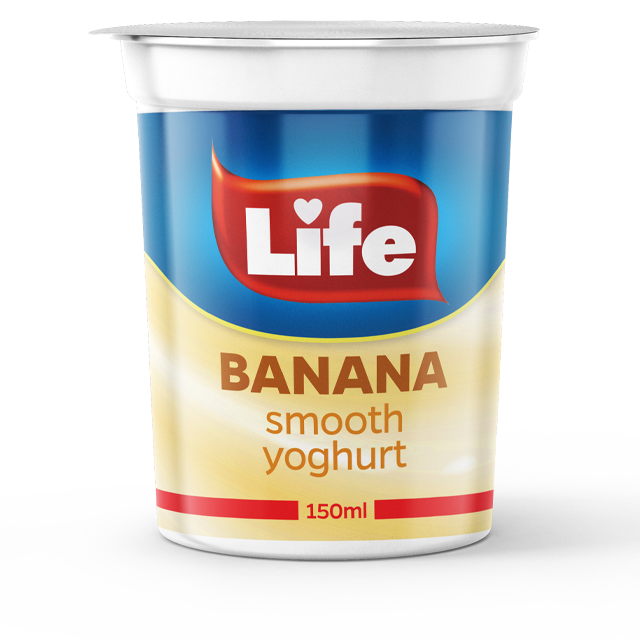 Life   Smooth Yoghurt (Banana) 250ml