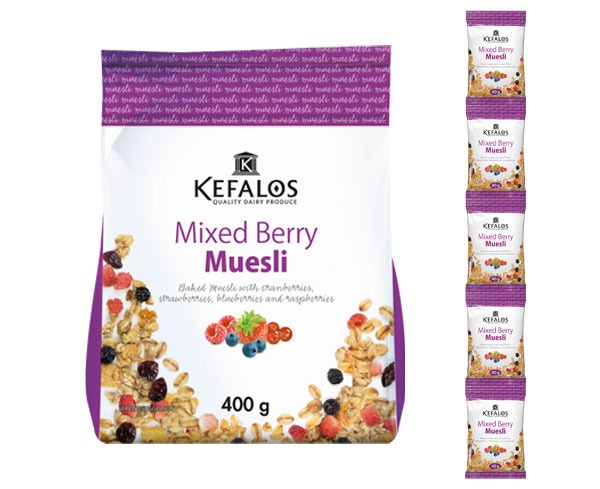 Kefalos Mixed Berry Muesli